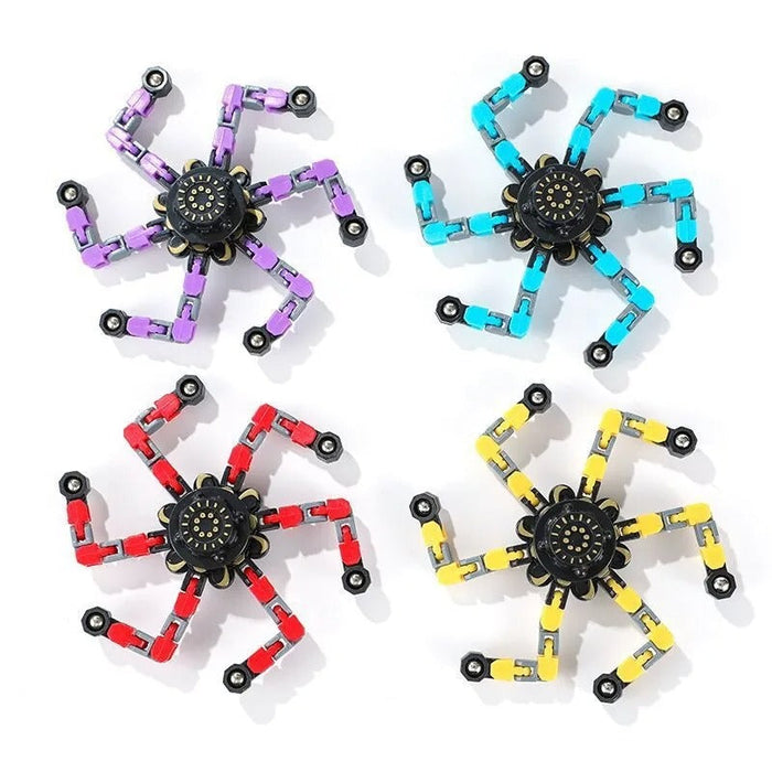 Transformable Fidget Spinner Chain Toy