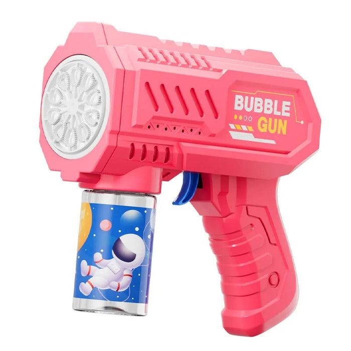 10 Hole Space Themed Bubble Blaster Machine Toy