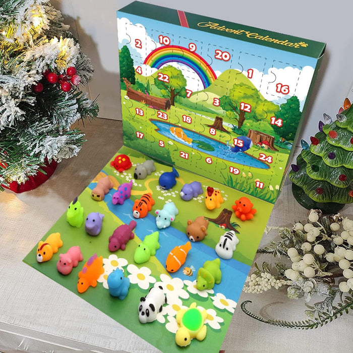 Mochi Squishy Animal Advent Calendar