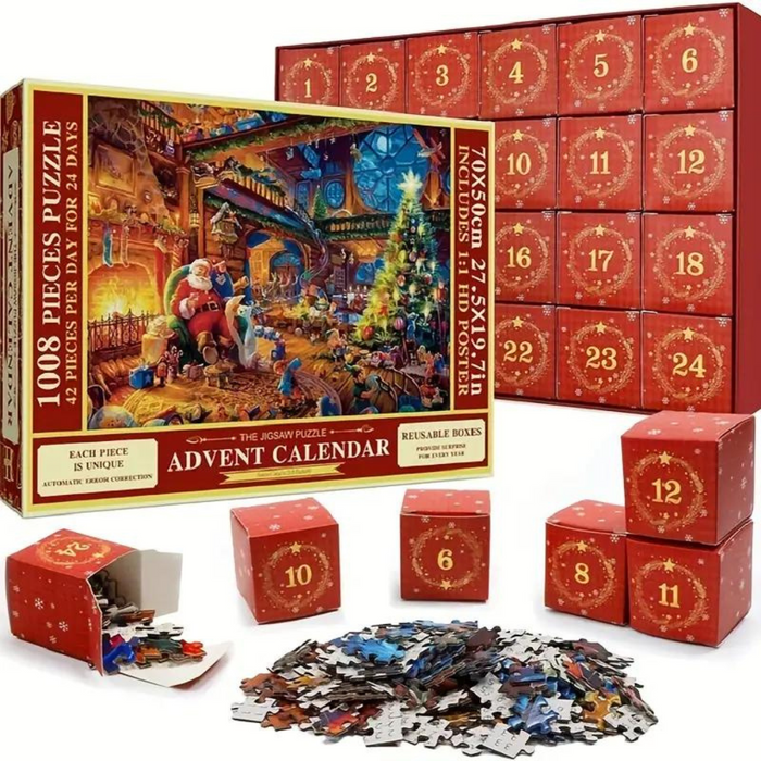 Advent Calendar 2024 Christmas Jigsaw Puzzles