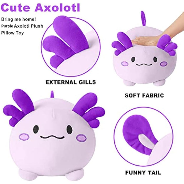 Axolotl Plush Pillow Soft Axolotl Stuffed Toy