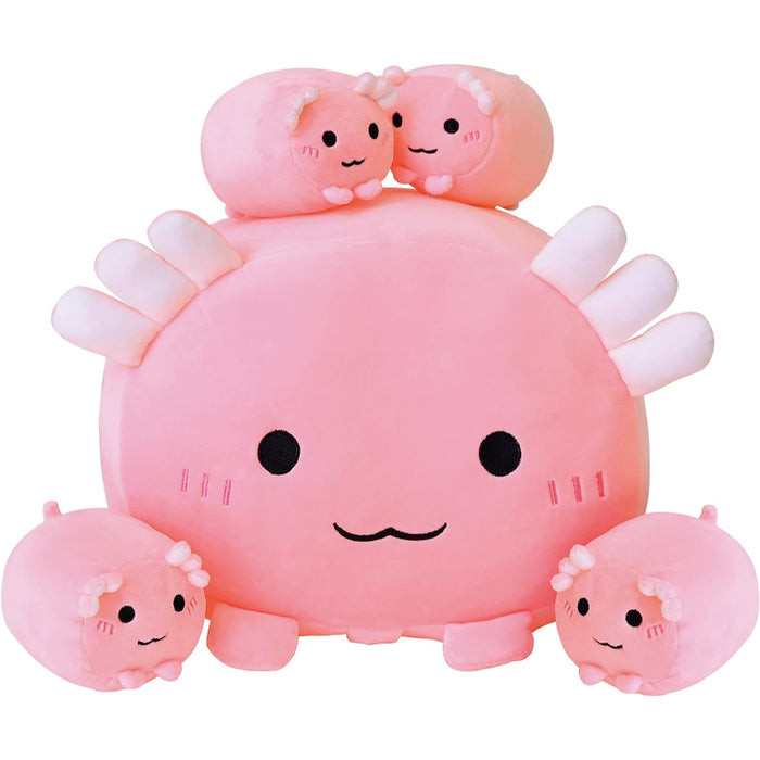 Axolotl Plush Pillow With Mini Animals