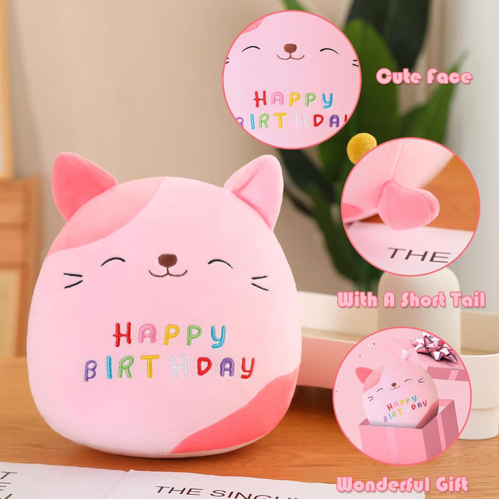 Birthday Cat Plush Toy