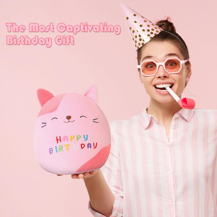 Birthday Cat Plush Toy