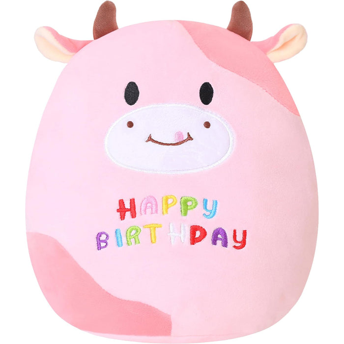 Birthday Cow Plush Toy