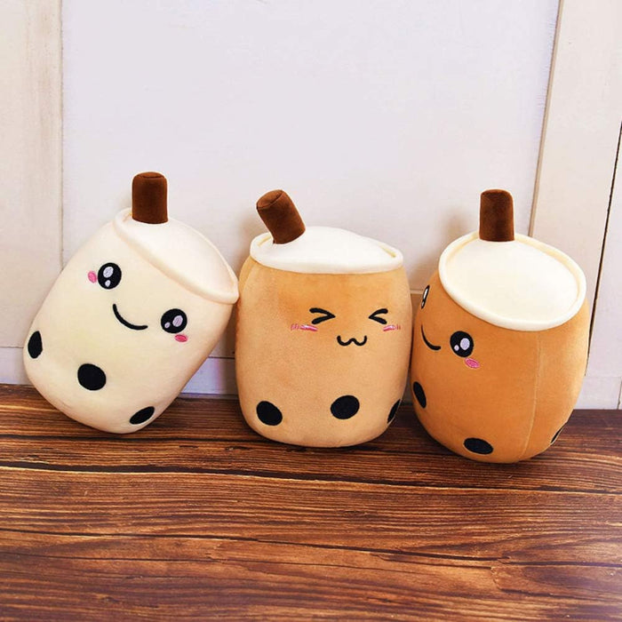 Bubble Boba Tea Stuffed Plush Toy