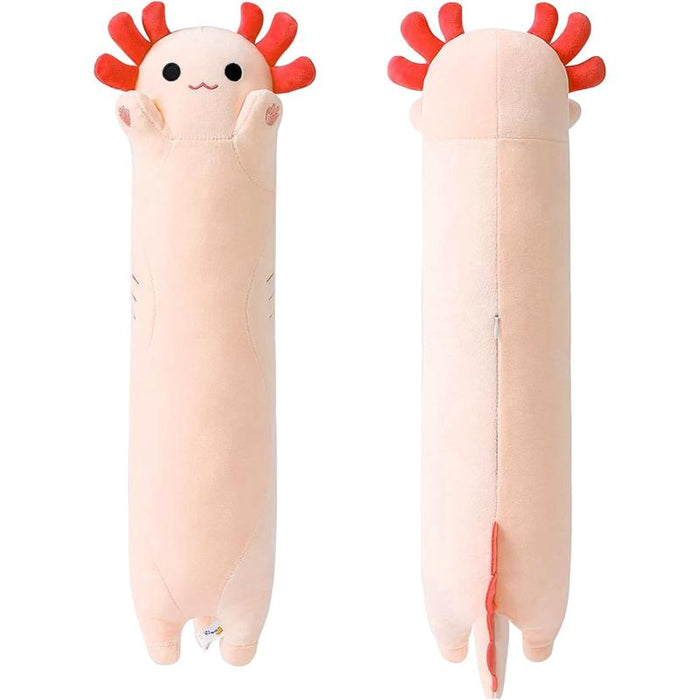 Cat Design Long Axolotl Plush Pillow Toy