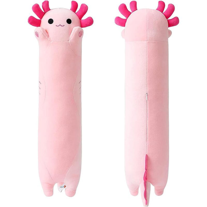 Cat Design Long Axolotl Plush Pillow Toy