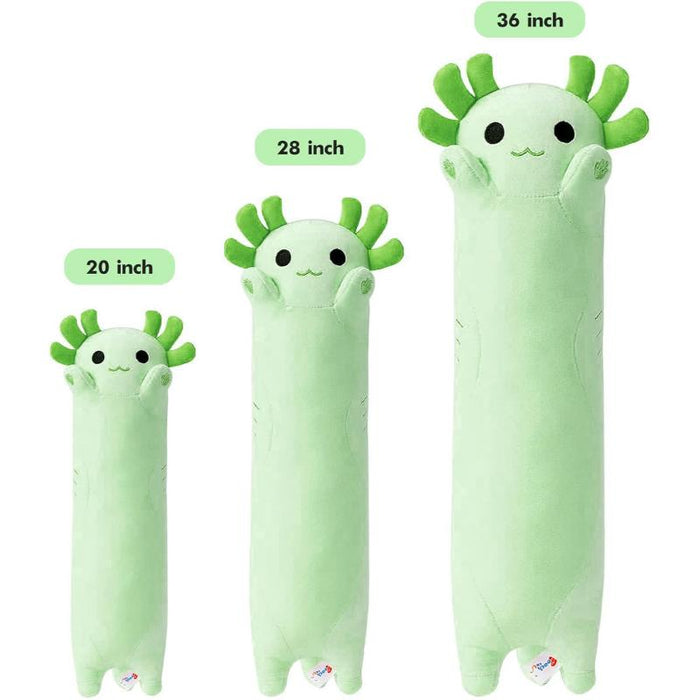 Cat Design Long Axolotl Plush Pillow Toy