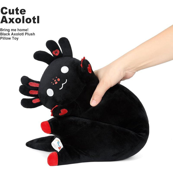 Cat Design Long Axolotl Plush Pillow Toy