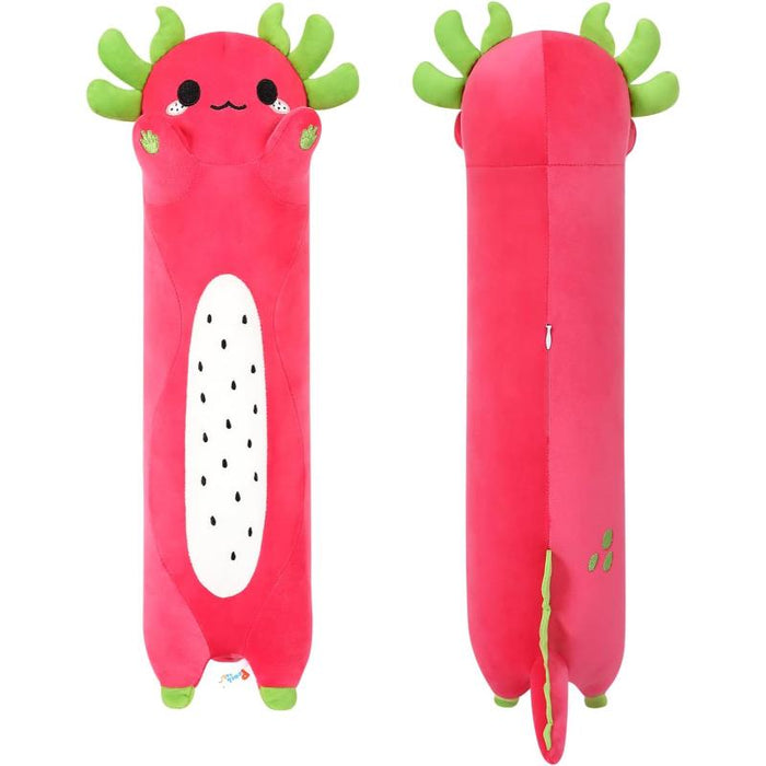 Cat Design Long Axolotl Plush Pillow Toy