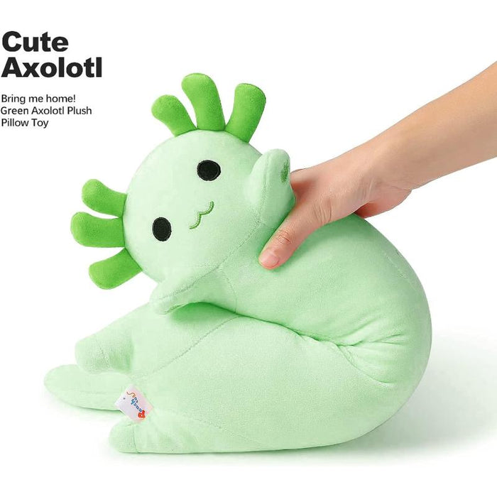 Cat Design Long Axolotl Plush Pillow Toy