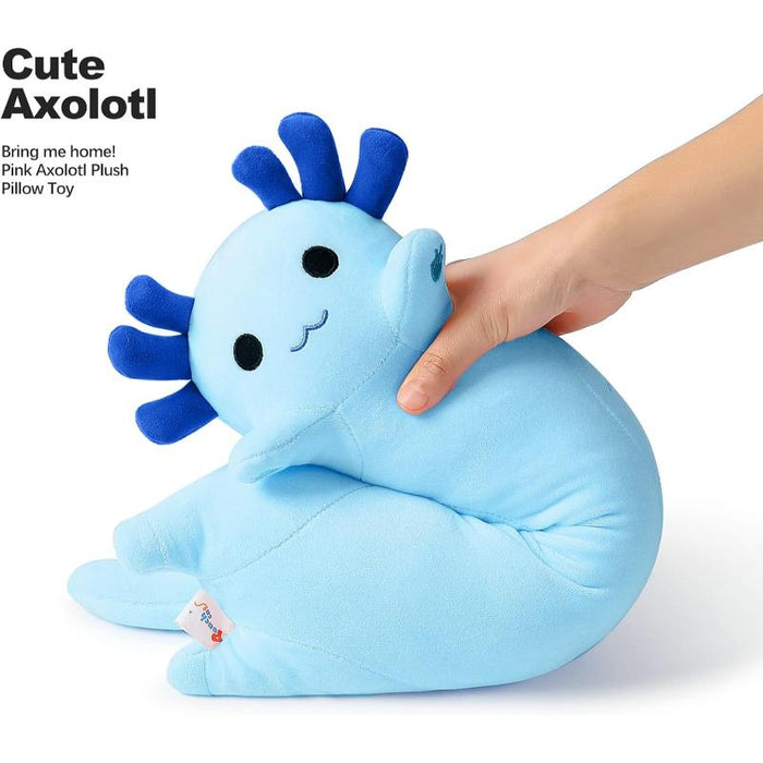 Cat Design Long Axolotl Plush Pillow Toy