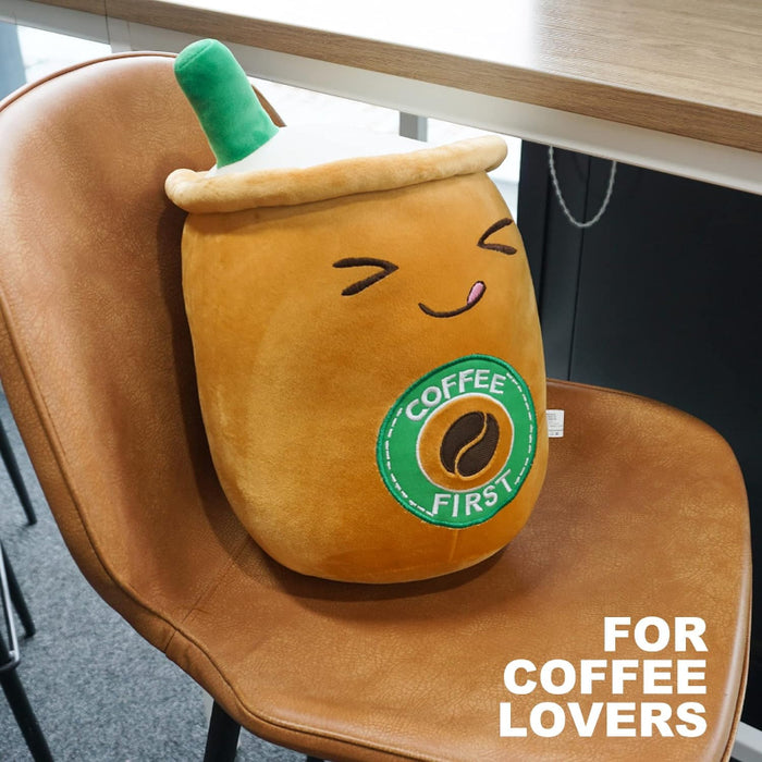 Coffee Cup Plushie Pillow