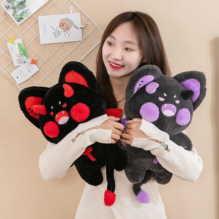 Devil Cat Plushie Toy