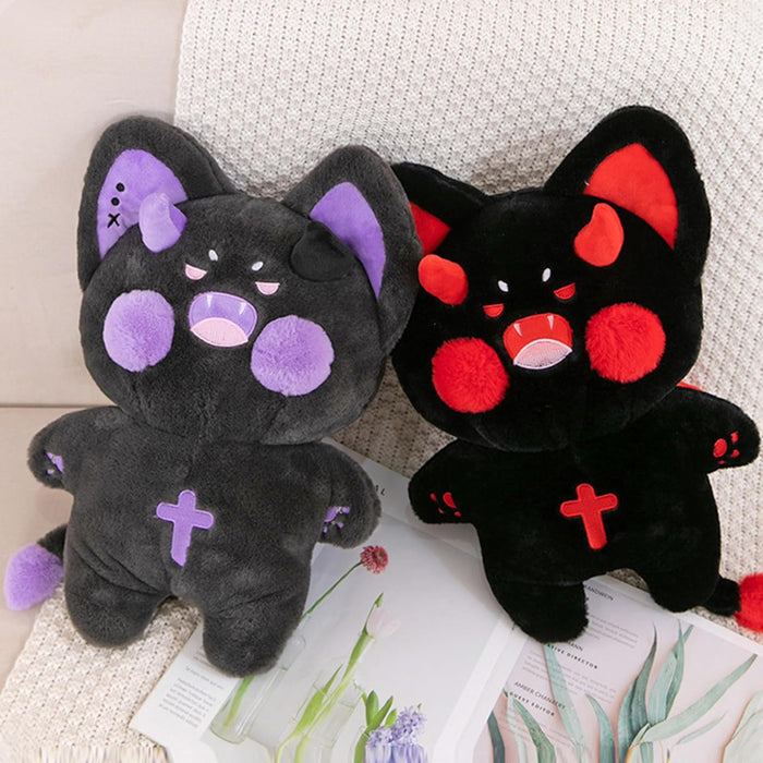 Devil Cat Plushie Toy