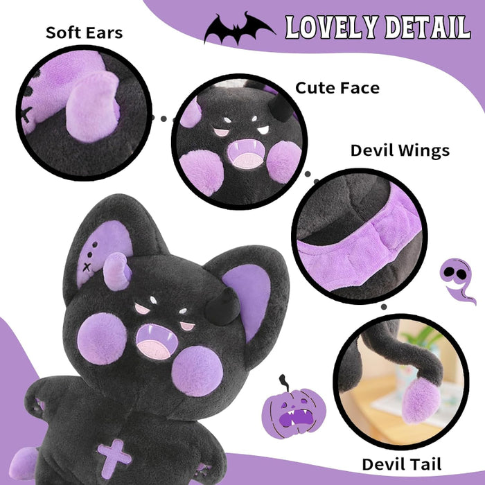 Devil Cat Plushie Toy