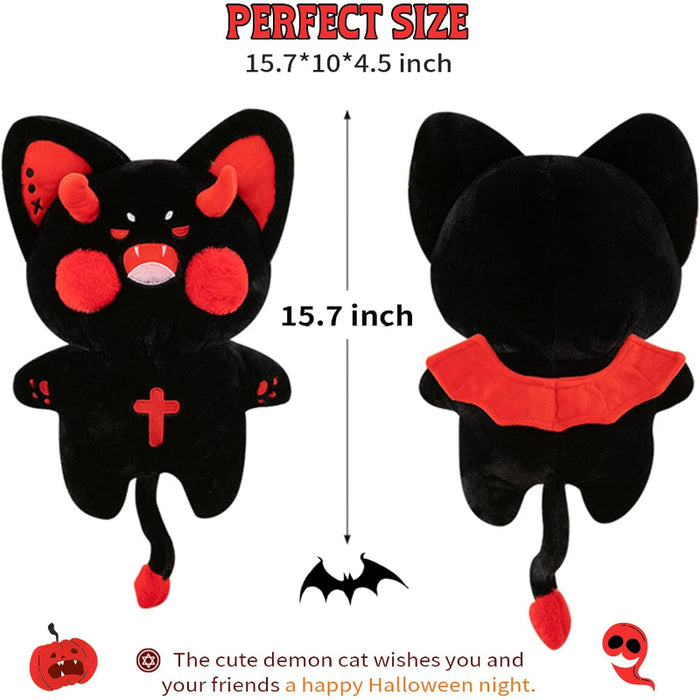 Devil Cat Plushie Toy