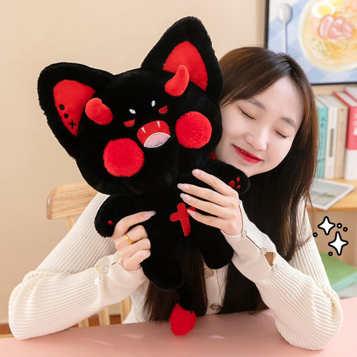 Devil Cat Plushie Toy