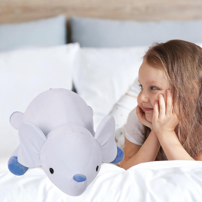 Elegant Weighted Elephant Plush Toy