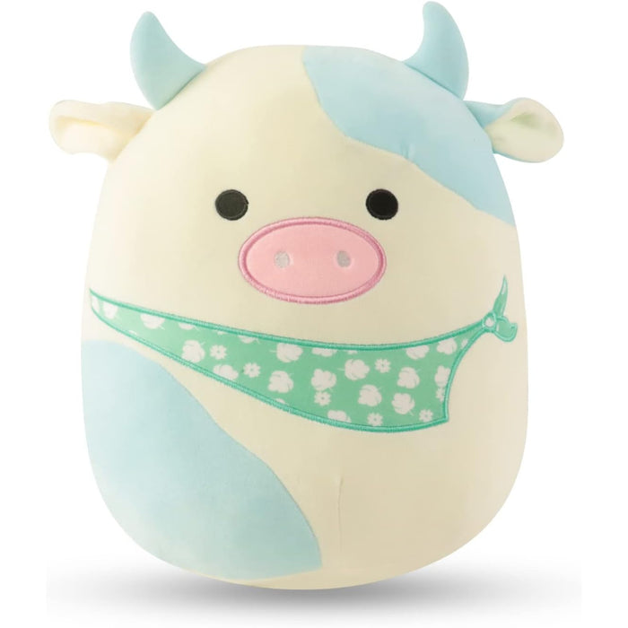 Fluffy Stuffed Farm Cow Plush Toy