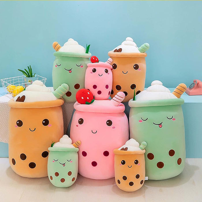 Ice Cream Milk Tea Plush Pillow