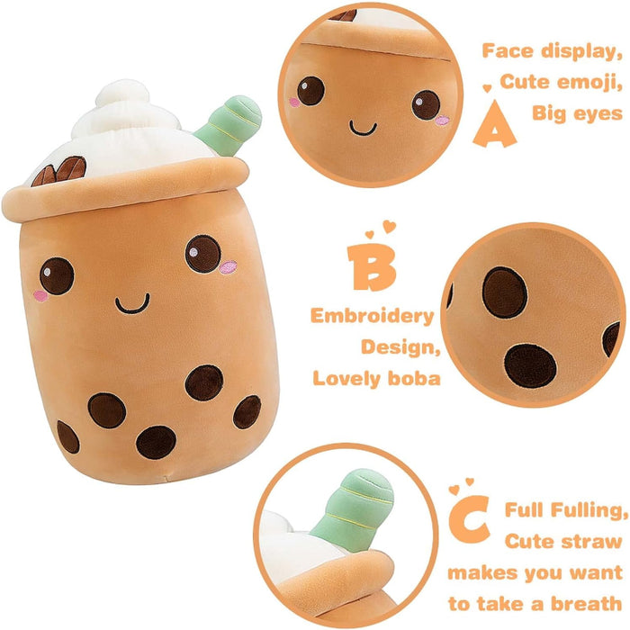 Ice Cream Milk Tea Plush Pillow