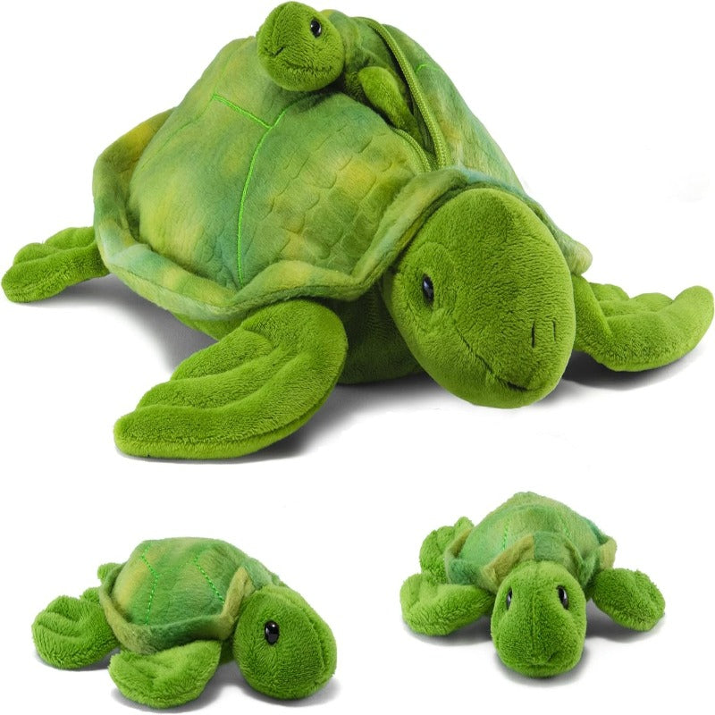 Little Plush Baby Turtles Zip Toy – Smart Dancing Cactus