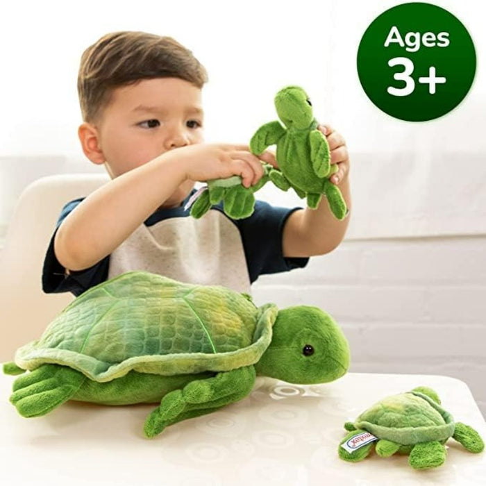 Little Plush Baby Turtles Zip Toy