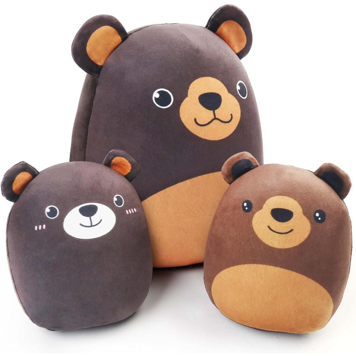 Mama Bear And Cubs Plushie Set