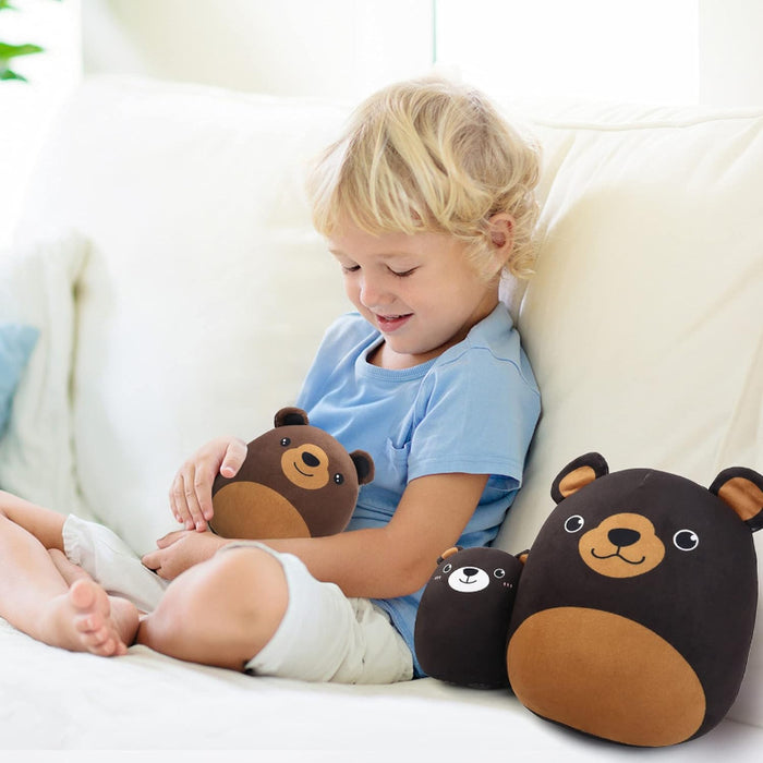 Mama Bear And Cubs Plushie Set