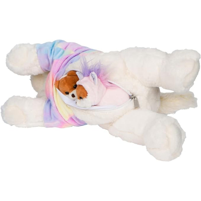 Mommy Dog Unicorn Plushie with 4 Puppies