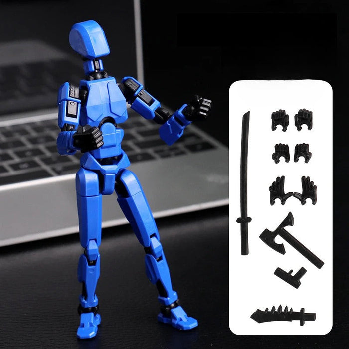 Movable Shapeshift Robot 3D Printed Action Figure