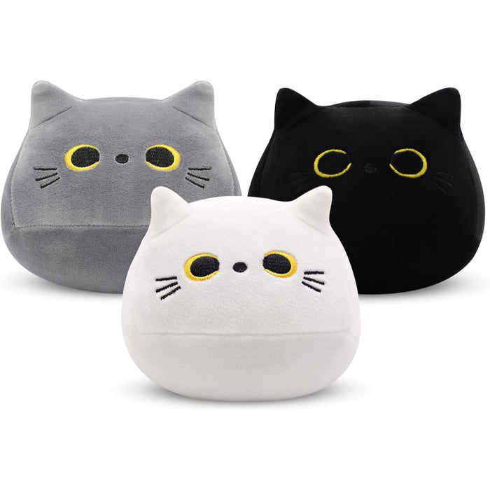 Pack Of 3 Cat Soft Stuffed Toy