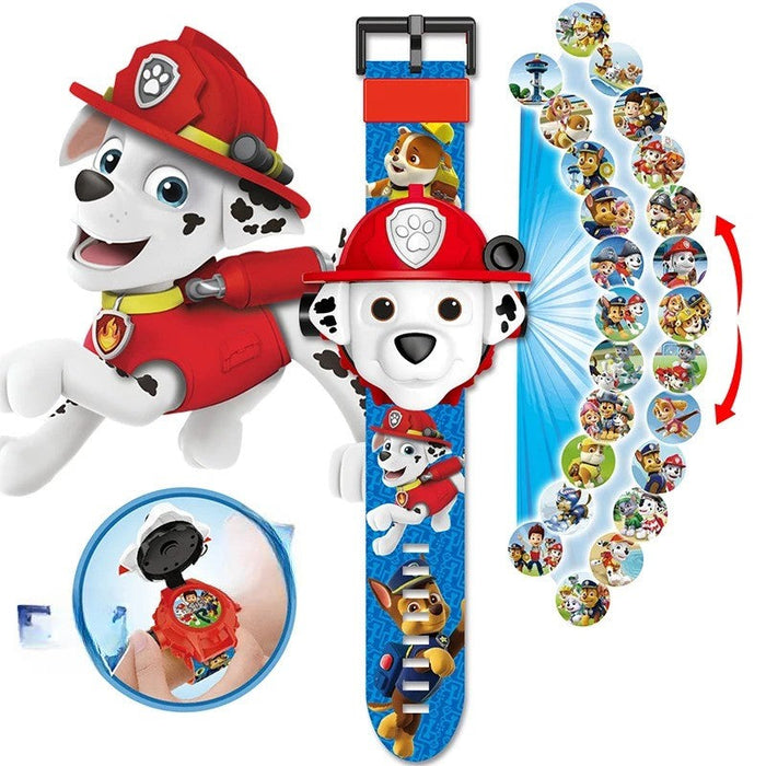 Paw Patrol 3D Projection Digital Clock Toy Set