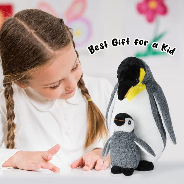 Penguin Family Plush Stuffed Toy