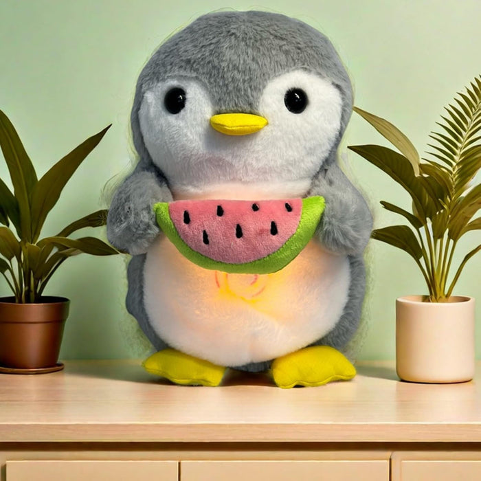 Penguin With Watermelon Plush Toy