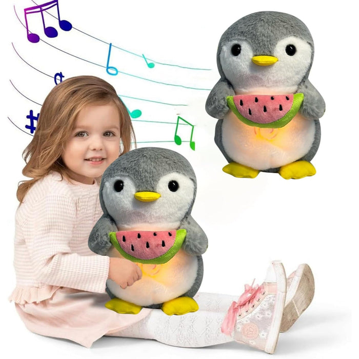 Penguin With Watermelon Plush Toy