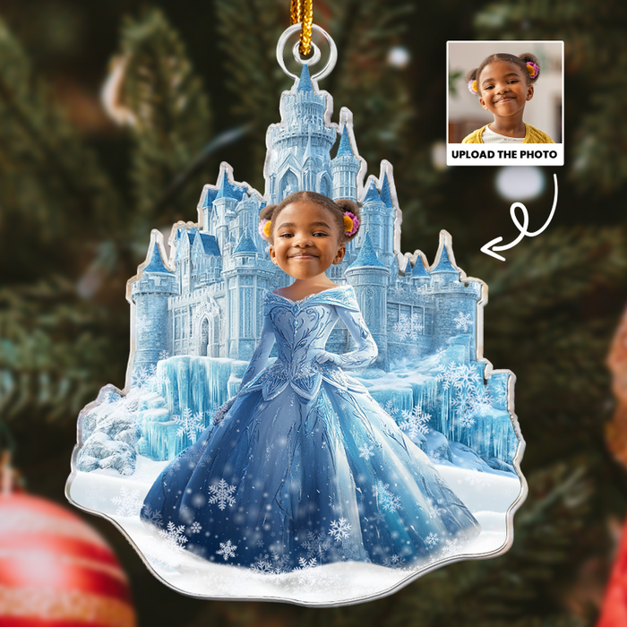 Personalized Ice Princess Acrylic Photo Ornament