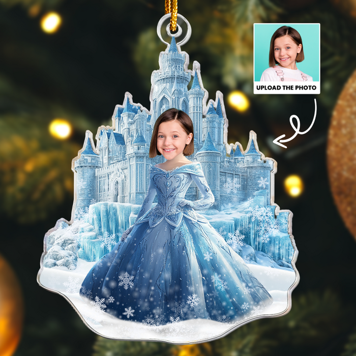 Personalized Ice Princess Acrylic Photo Ornament