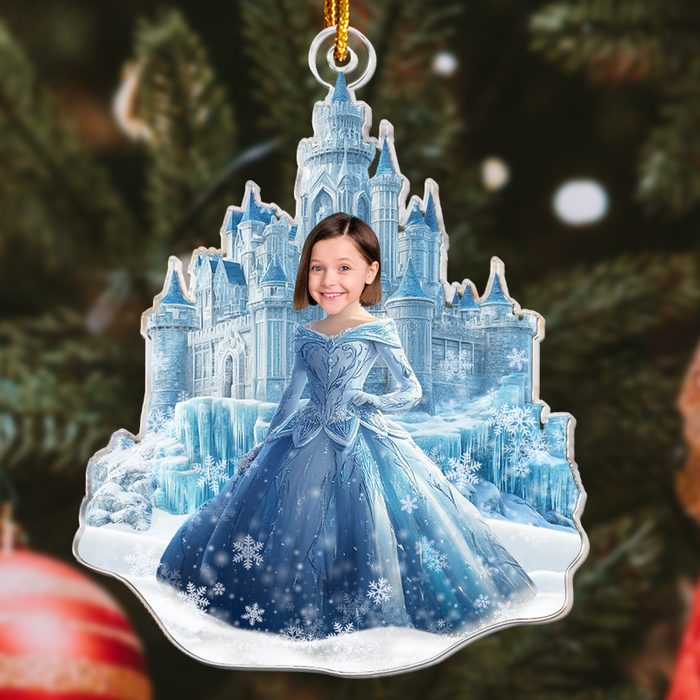 Personalized Ice Princess Acrylic Photo Ornament