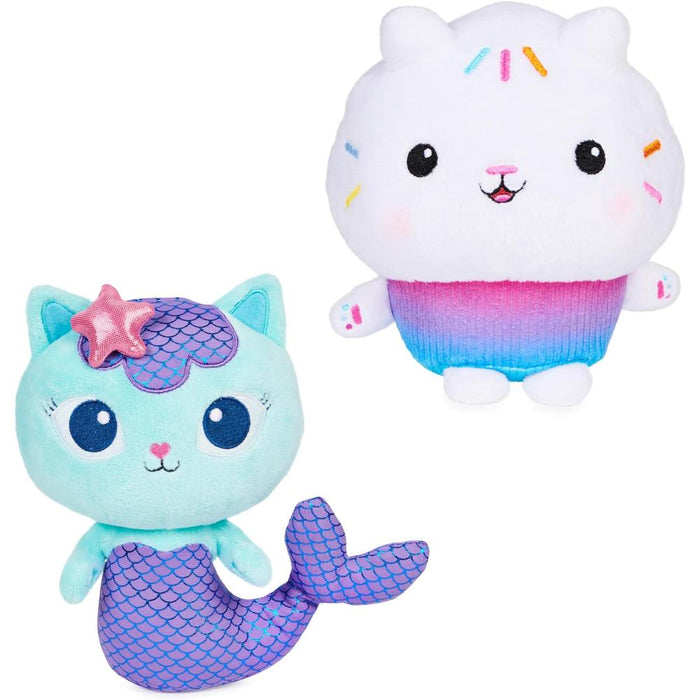 Plush Toys 2 Pack With Cakey Cat And Mercat