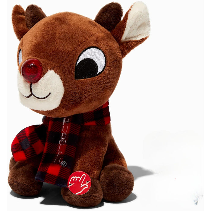 Reindeer Light Up Nose Plush Toy