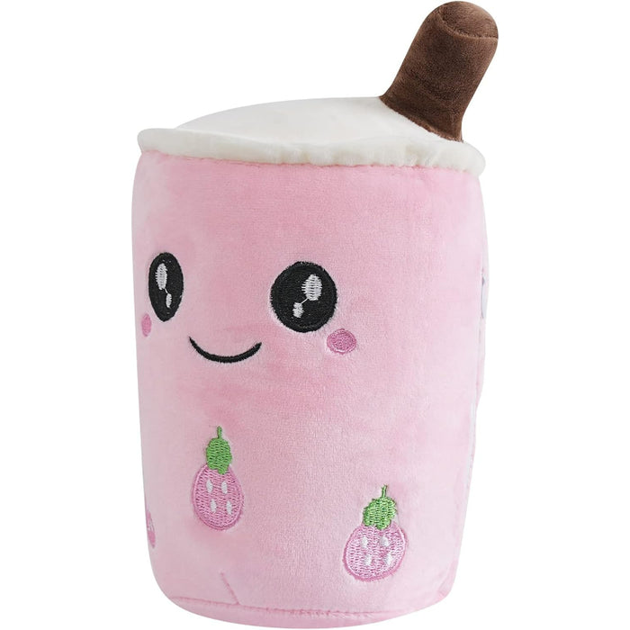 Strawberry Bubble Tea Plush Toy