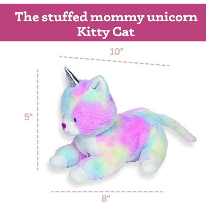 Stuffed Unicorn Pillow With 4 Baby Unicorns