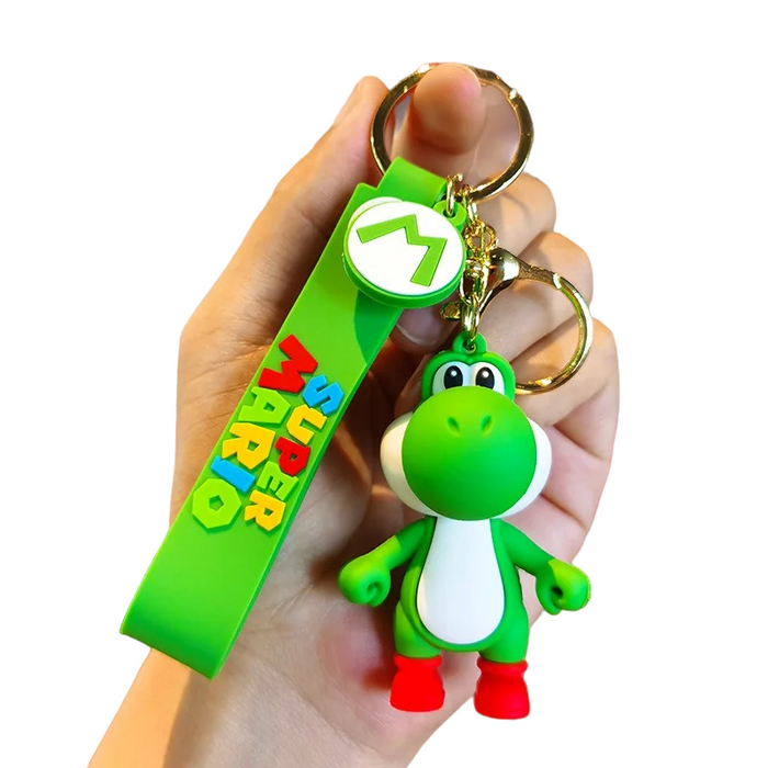 Retro Super Mario Adventure Keychain