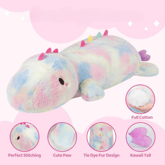 Tie Dye Dinosaur Squishy Plush Toy