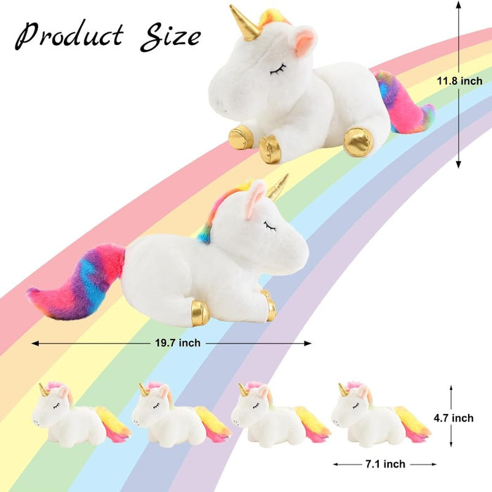 Unicorn Plush Toy With Baby Plush Unicorns