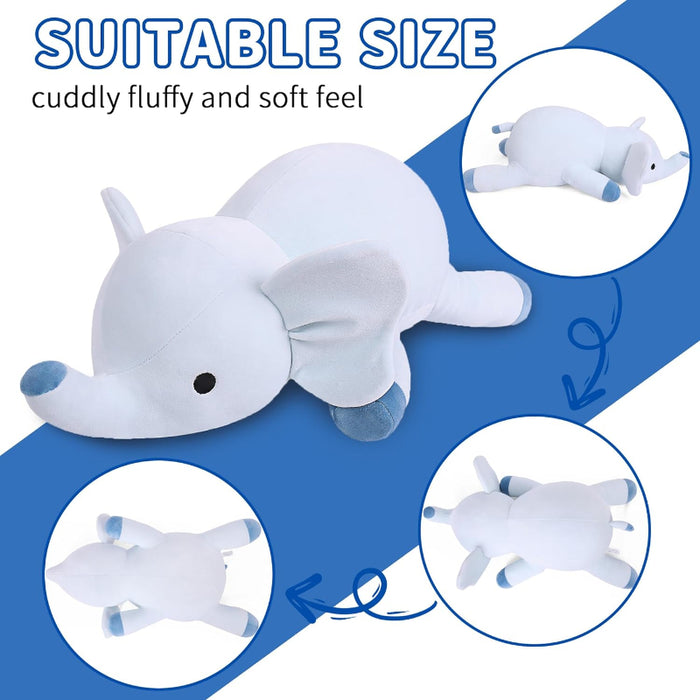 Weighted Elephant Animal Plush Toy