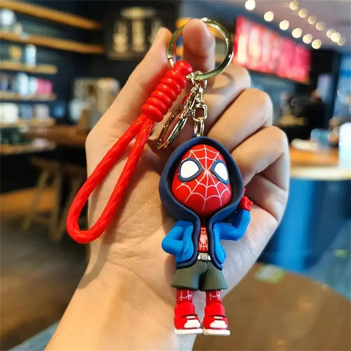 Spider Man Action Figures Bag Keychain